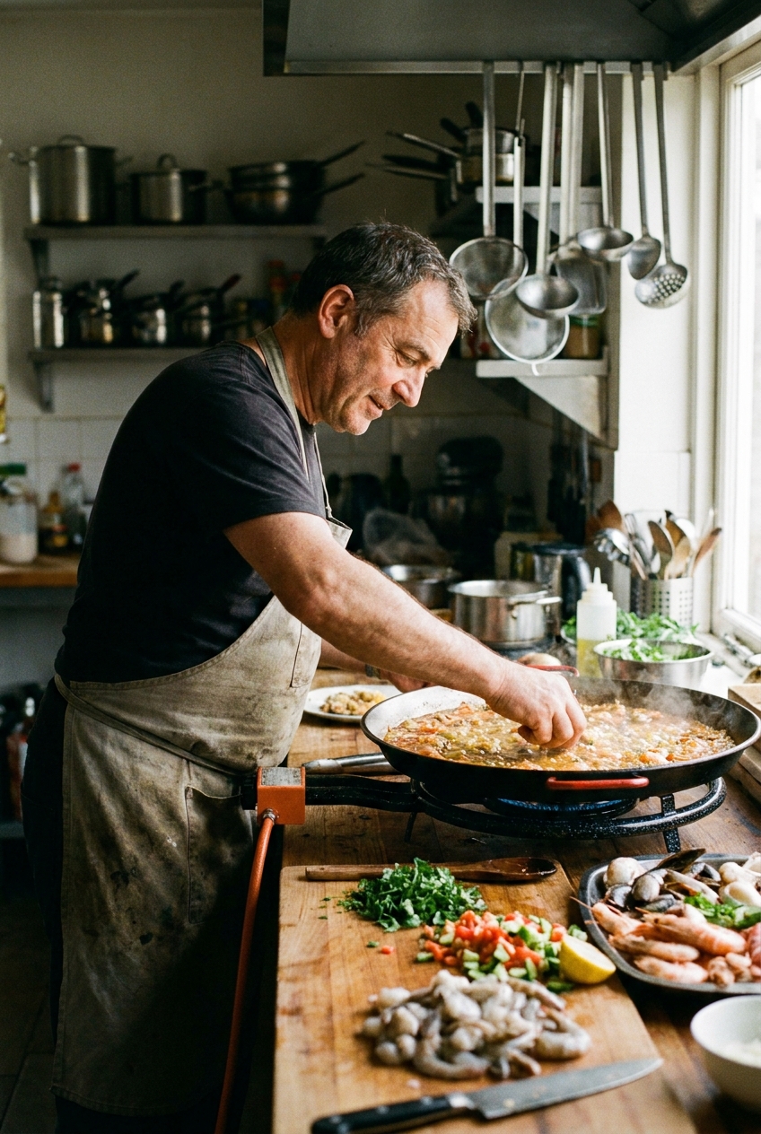 Een open keuken