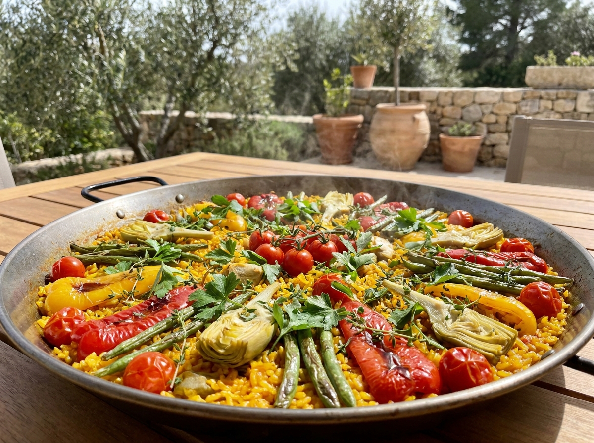 Vegetarische paella